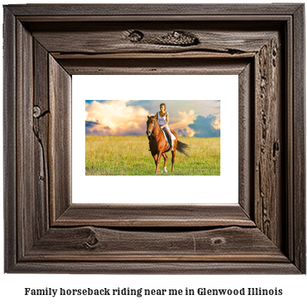 family horseback riding near me in Glenwood, Illinois